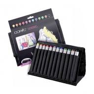 Набор маркеров COPIC CLASSIC BRIGHT COLOURS 12шт. пенал ткань Набор маркеров COPIC CLASSIC BRIGHT COLOURS 12шт. пенал ткань
