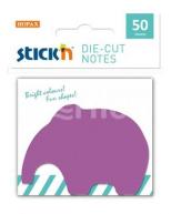 Блок для заметок STICK'N 50л, самоклеящийся бумажный, слон по 60.00 руб от HOPAX