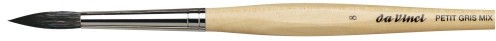 Кисть для акварели mix круглая PETIT GRIS MIX-5590 №08 ручка короткая по 999.00 руб от Da Vinci