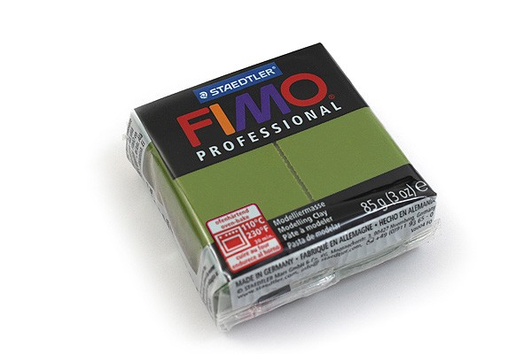 Пластика FIMO PROFESSIONAL цв.№57 зеленый лист, брикет 85г по 413.00 руб от Staedtler