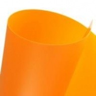 Пластик полипропилен FLEXIBLE 500х700мм 455г/кв.м оранжевый непрозрачный