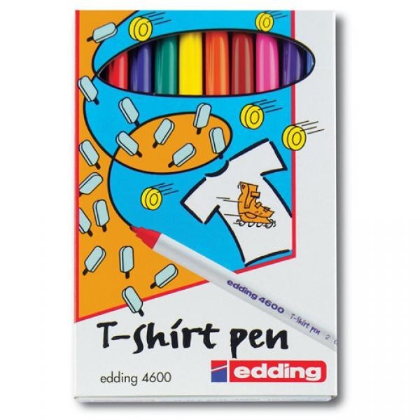Набор маркеров по ткани EDDING 4600, d:1мм, 10шт. по 908.00 руб от Edding