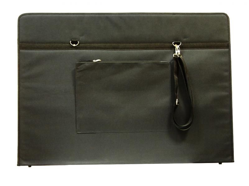 Папка на молнии ХУДОЖНИК А1 ткань черная, 1 внешний карман, ремень по 3 399.00 руб от Вельможа