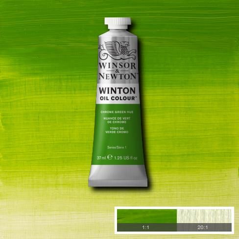 Краска масляная WINTON серия 1 цв.№145 зеленый хром туба 37мл по 520.00 руб от Winsor&Newton
