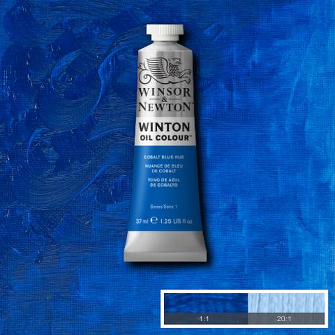 Краска масляная WINTON серия 1 цв.№179 кобальт синий туба 37мл по 520.00 руб от Winsor&Newton