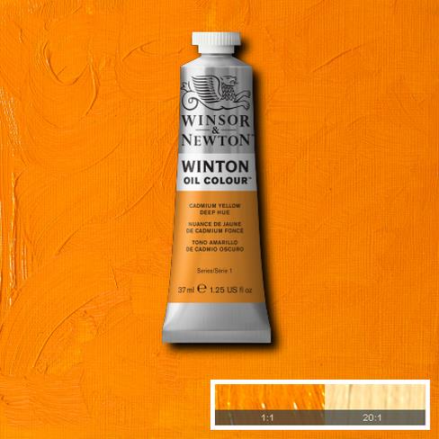 Краска масляная WINTON серия 1 цв.№115 кадмий желтый темный туба 37мл по 520.00 руб от Winsor&Newton