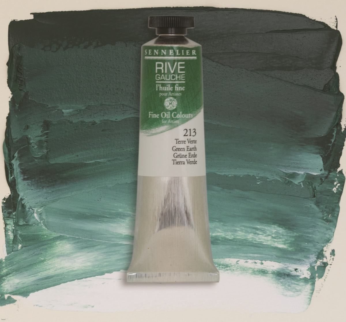 Краска масляная RIVE GAUCHE цв.№213 зелёный земляной туба 40мл по 373.00 руб от Sennelier