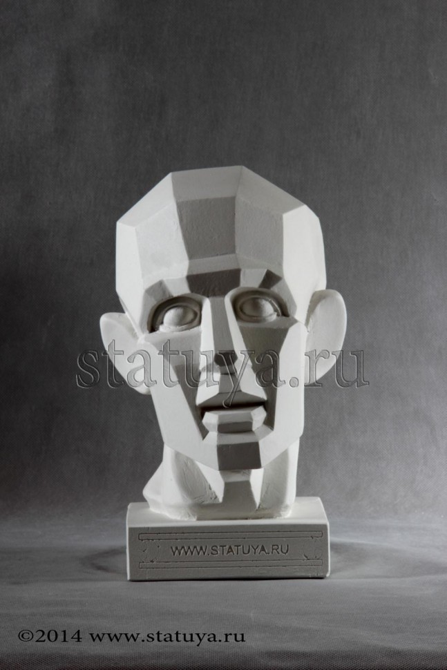 Гипсовая фигура голова, обрубовка по Гудону не симметричная, 30см по 1 200.00 руб от Статуя