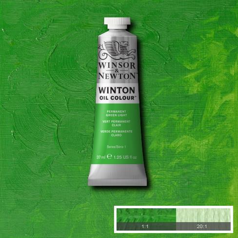 Краска масляная WINTON серия 1 цв.№483 зеленый светлый перманентный по 520.00 руб от Winsor&Newton