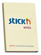 Блок для заметок STICK'N 51x76мм, 100л, самоклеящийся бумажный, пастель желтый по 25.00 руб от HOPAX