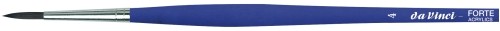 Кисть для акрила синтетика круглая FORTE-8630 №04 ручка длинная по 299.00 руб от Da Vinci