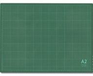 Коврик для резки 42х60см (А2), сторона магнитная /сторона для резки, с разметкой, зеленый по 1 599.00 руб от Morn sun