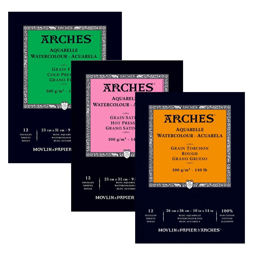 Альбомы для акварели ARCHES хлопок 100%; в ассортименте по 4 134.00 руб от Arches