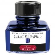 Чернила Herbin цв.Eclat de saphir синий сапфир банка 30мл Чернила Herbin цв.Eclat de saphir синий сапфир банка 30мл