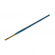 Кисть синтетика мягкая скошенная ГАЛЕРЕЯ №04 d=4,3мм L=7/9мм ручка короткая