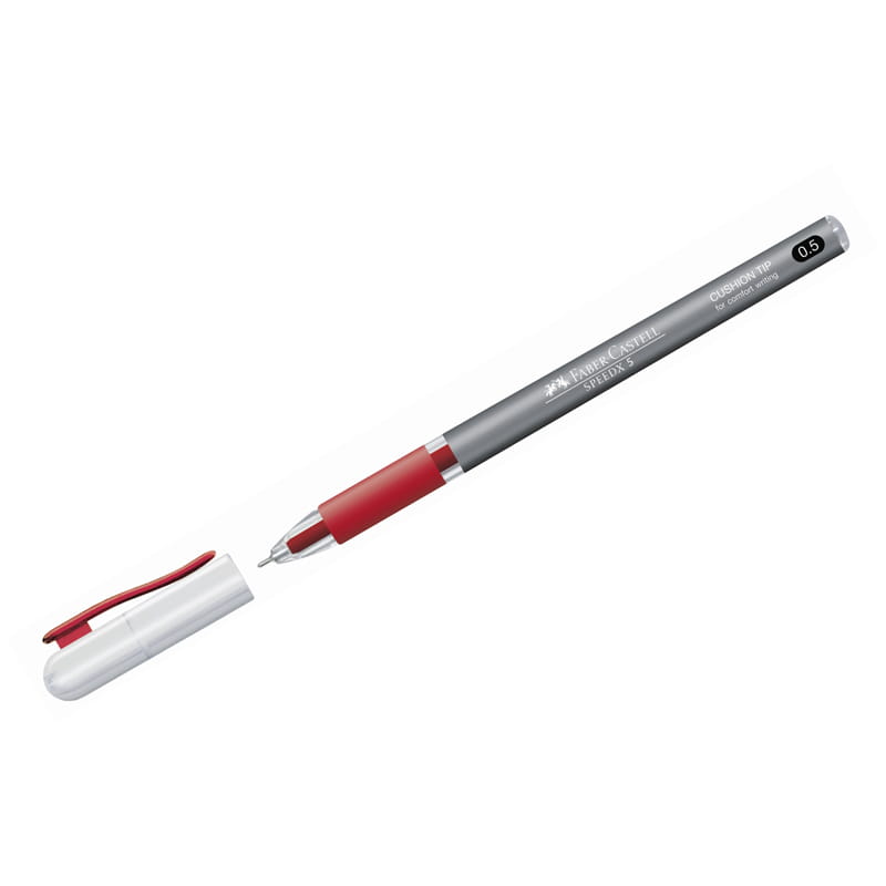 Ручка шариковая SPEEDX 5 GRIP 0,5мм красный по 10.00 руб от Faber-Castell