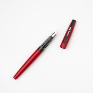 Ручка перьевая EF 0,4мм конвертер красный