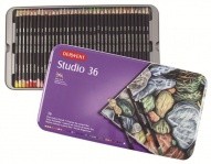 Набор цветных карандашей STUDIO 36цв. в металлической упаковке по 8 050.00 руб от Derwent