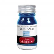 Чернила Herbin цв.Bleu azur светло-голубой банка 10мл