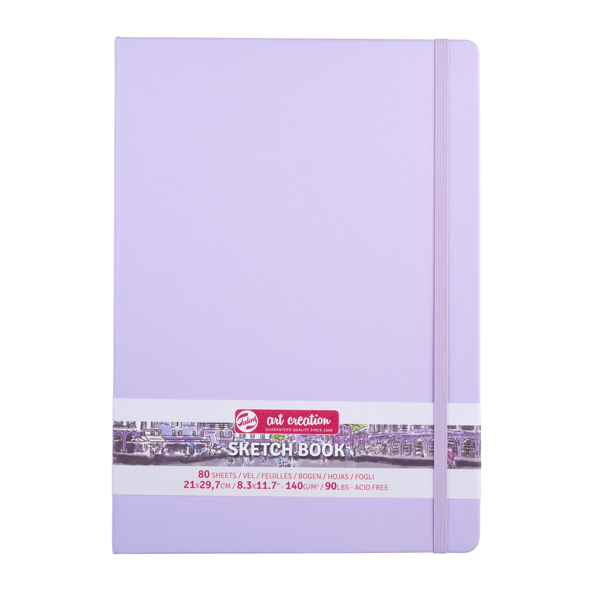 Скетчбук для рисования ARTCREATION 140г/кв.м 210х300мм 80л. фиолетовый пастельный по 1 176.00 руб от Royal Talens