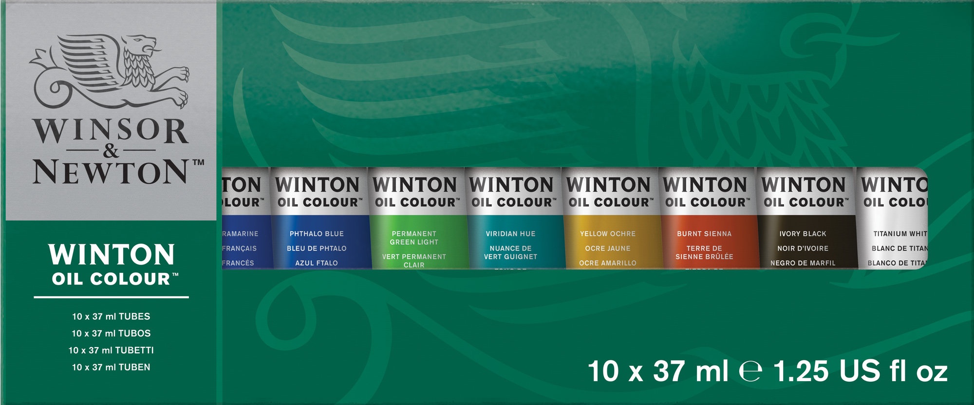 Набор красок масляных красок WINTON 10цв.по 37мл, картонная уп-ка по 6 795.00 руб от Winsor&Newton