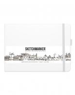 Скетчбук для графики SKETCHMARKER 140г/кв.м 210х148мм 80л. белый