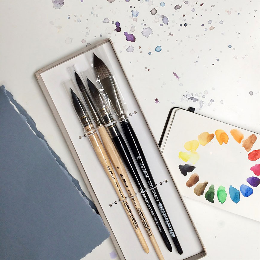 Кисти da Vinci Casaneo, Petit Gris, Petit Gris Mix Кисти da Vinci Casaneo, Petit Gris, Petit Gris Mix