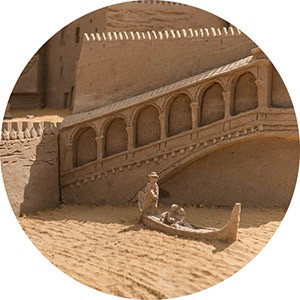 Скульптура из песка. Детали