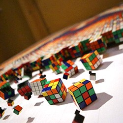 Выставка CubeArt - кубик Рубика